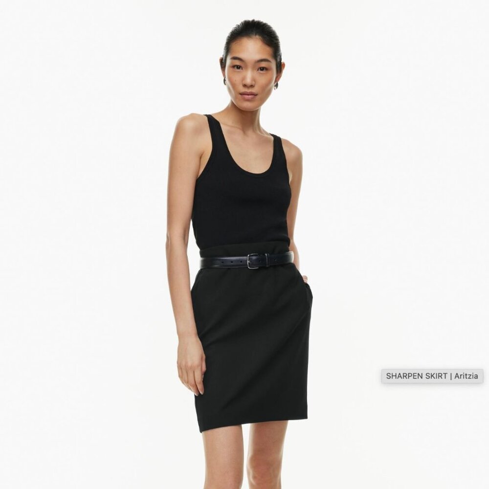 Aritzia Babaton Wool Suit Skirt